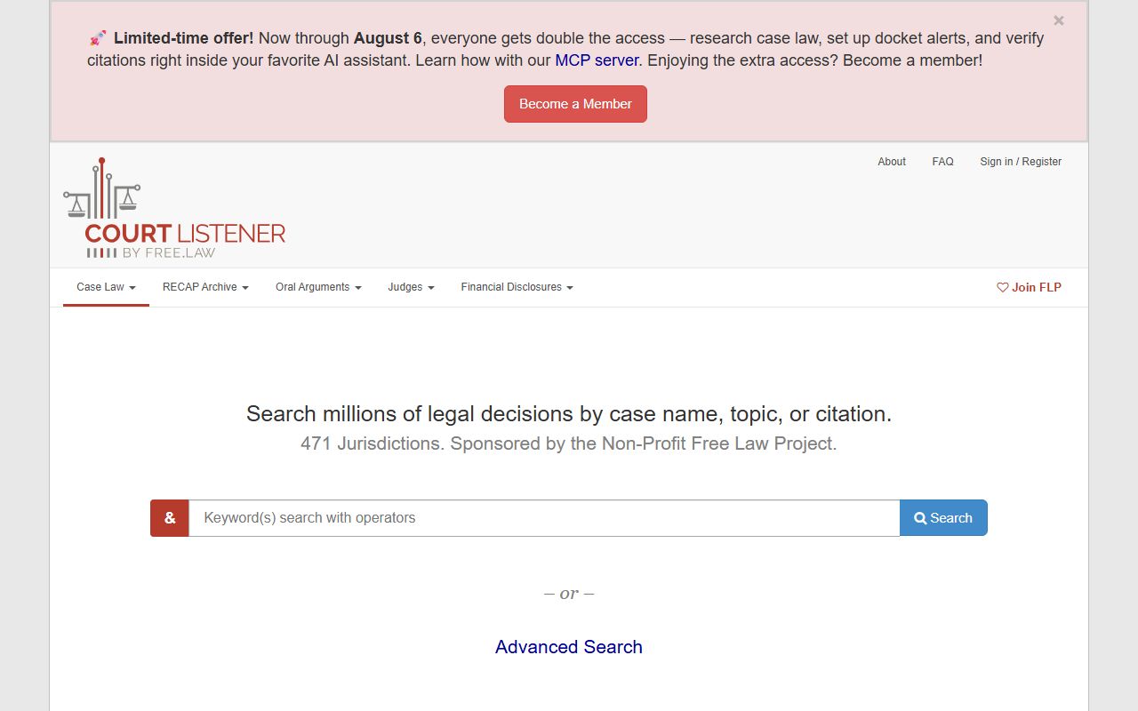 Emanuel County court charge records CourtListener legal research supplement