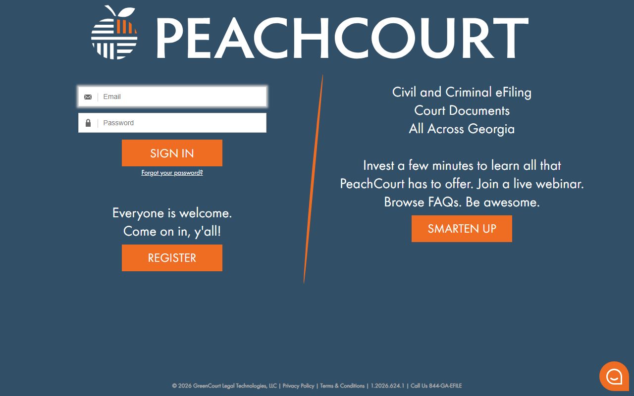 PeachCourt eFiling and court document portal