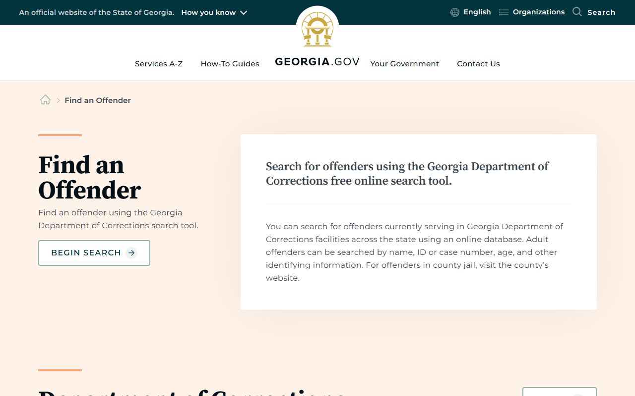 Emanuel County inmate search Georgia offender search overview