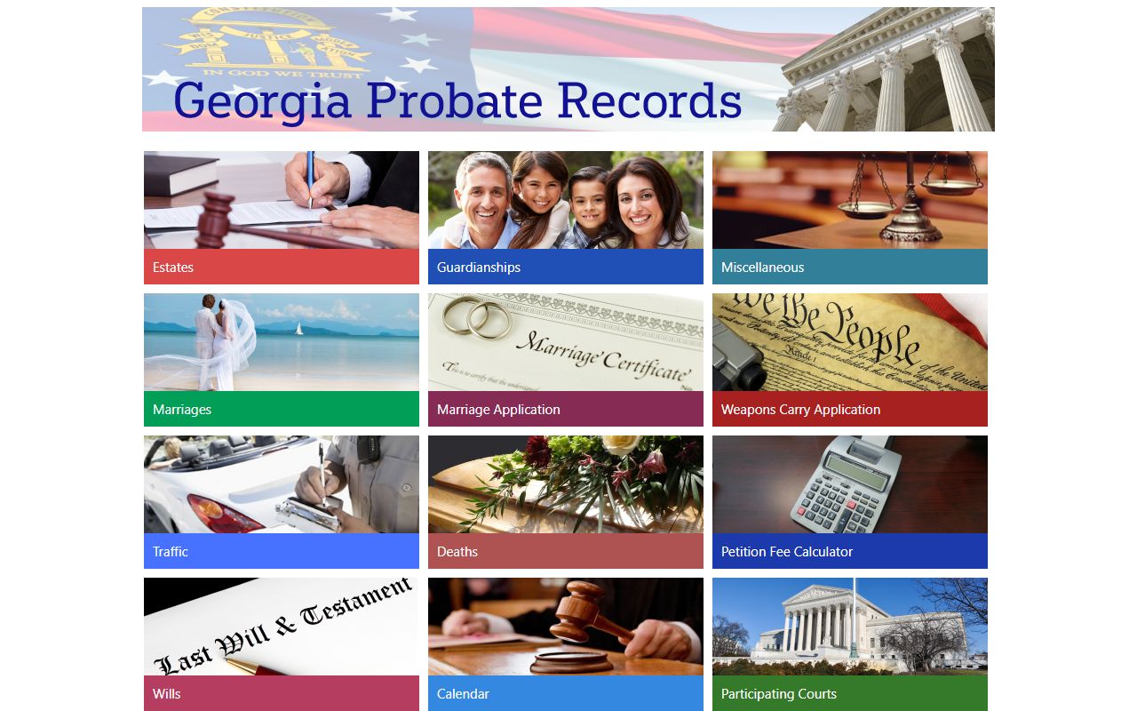 Emanuel County probate records Georgia Probate Records portal